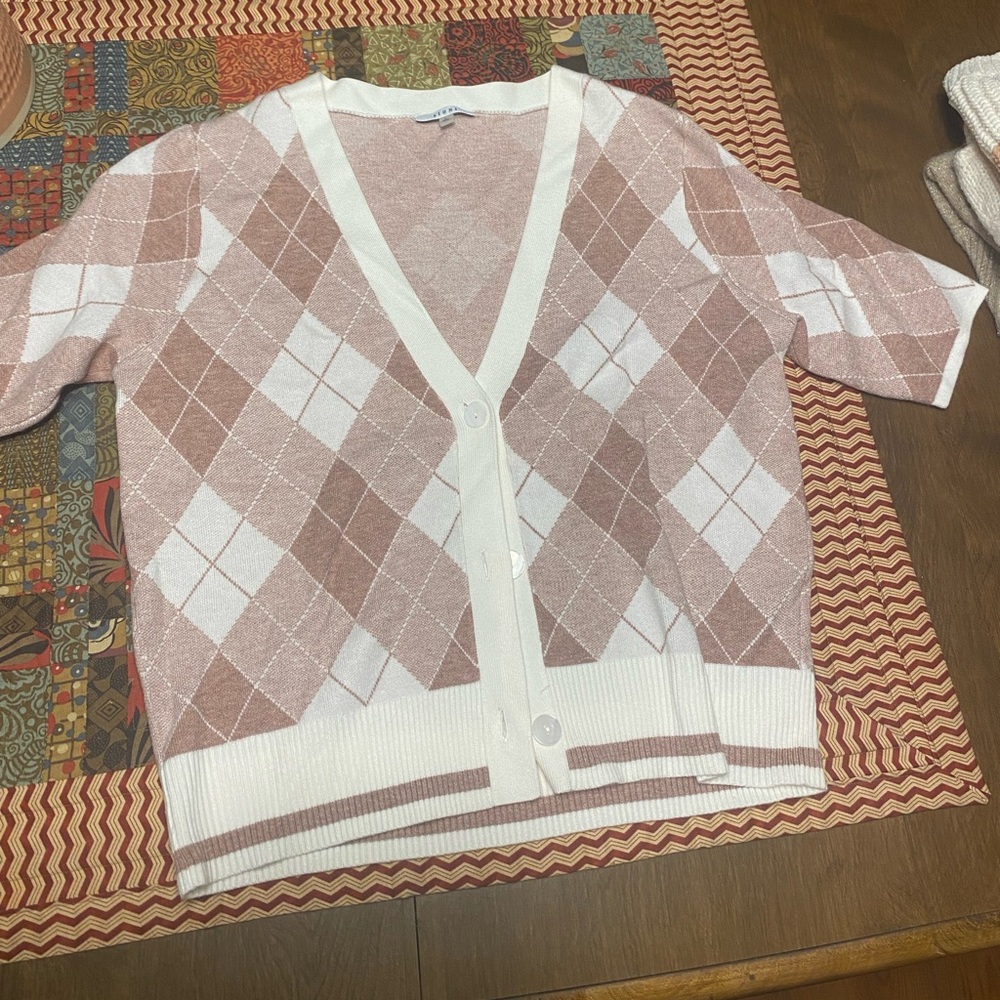 Sioni cardigan plaid cardigan